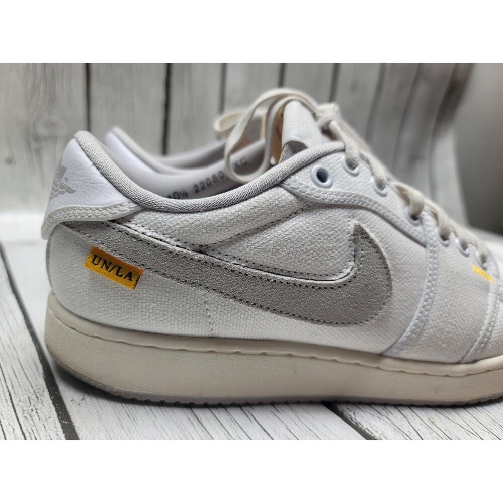 Air Jordan 1 Low AJKO x Union La Sneakers Men's 10.5 White Gray DO8912-101 - Picture 4 of 12